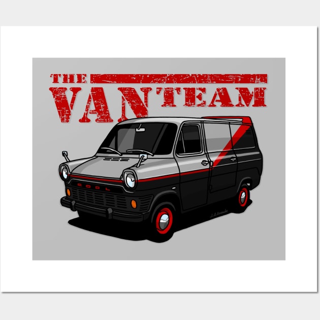 The classic van of the real heroes! Wall Art by jaagdesign